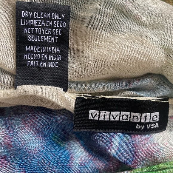 Vivante by VSA Watercolor Scarf - Picture 4 of 4